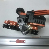 Machine de découpe manuelle de carreaux grand format 3,8 m avec guide laser en alliage d'aluminium pour dalles de pierre frittée, Dekton, grès cérame
