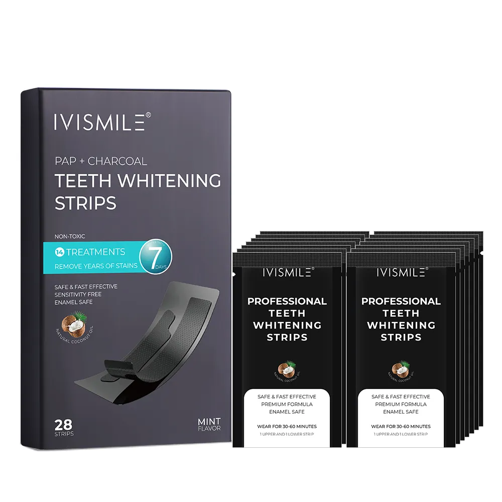 IVISMILE Professional Fast Result 28pcs歯ホワイトニングドライストリップ