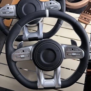 Volant en cuir pour <span class=keywords><strong>Mercedes</strong></span> Classe E/<span class=keywords><strong>GLC</strong></span>/GLE/GLB/CLA - Mise à niveau de l'ancien au <span class=keywords><strong>nouveau</strong></span> modèle - Product Image 4