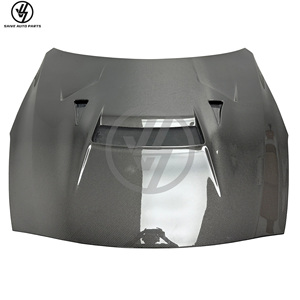 New Vari Style Double-sided Glossy Twill Weave Carbon Fiber Black Front <b>Hood</b> Nissan GTR R35 2008-2020 Car Parts - Product Image 1