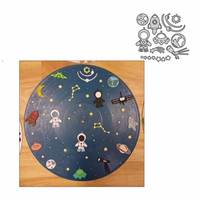 Fustelle Metalliche a Tema Spaziale per Creazione di Biglietti, Stencil per Fustellatura, Fustelle per Scrapbooking e Artigianato