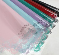 Papier d'emballage transparent en OPP pour fleurs, papier plastique imperméable pour fleuriste, emballage de fleurs