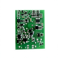 Fabricant de carte électronique d'assemblage de PCB SMT programmable personnalisé OEM 12V avec masque de soudure vert lentilles blanches carte mère PCBA