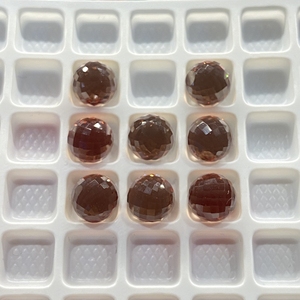 Perline rotonde sfaccettate in Diaspore sintetico da 4mm a 12mm cambiamento di <span class=keywords><strong>colore</strong></span> cristallo pietra sfera di vetro - Product Image 6