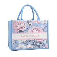 Sac fourre-tout multifonctionnel en toile vierge pour sublimation, sac de shopping réutilisable en coton personnalisé