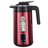 Hervidor de Agua Eléctrico de Acero Inoxidable, 1.35L, 1200W, Uso Doméstico, Función de Mantener Caliente, Apagado Automático, Protección contra Ebullición en Seco, Colorido
