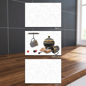 Carreaux muraux en céramique numérique design 300x450mm, finition brillante, imprimé brique, pour murs intérieurs de cuisine - Product Image 5