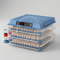 Nouvel incubateur d'œufs intelligent en plastique, capacité de 64 à 400 œufs, contrôle numérique de la température, retournement automatique pour un taux d'éclosion élevé