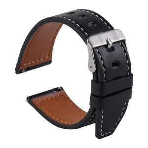 20mm 22mm nouveaux bracelets de montre en cuir à dégagement rapide pour Huawei Xiaomi <span class=keywords><strong>Huami</strong></span> <span class=keywords><strong>Amazfit</strong></span> Samsung Galaxy Garmin accessoires - Product Image 5