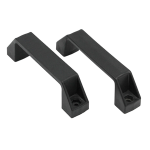 Manijas de Puerta de Plástico ABS Modernas y Ergonómicas de Alta Resistencia y Fácil Instalación, Acabado Negro, 2 Tamaños, para Exteriores y Almacenes - Product Image 1