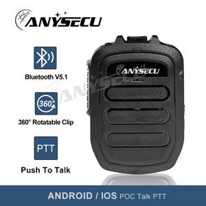 ไมโครโฟนพกพา Anysecu B06 กันน้ำระดับ IP68 รองรับ Zello/realptt พร้อมคุณสมบัติตัดเสียงรบกวน รองรับบลูทูธ 5.1 ใช้งานได้กับระบบ Android และ iOS - Product Image 1
