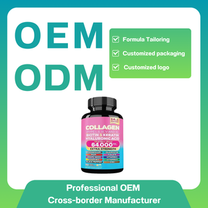 Capsules OEM de collagène + d'acide hyaluronique 64000mg extra fort-beauté de la peau, supplément nutritionnel - Product Image 5