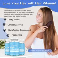 Gummies de vitamines pour les cheveux, la peau et les ongles, complément alimentaire pour la croissance des cheveux pour femmes