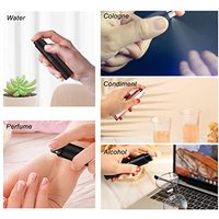 Mini bouteille en verre pour diffuseur de parfum, emballage de luxe, ml, flacon rond en métal avec spray rechargeable