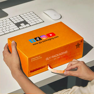 Scatola con cerniera personalizzata facile da aprire striscia di consegna scatola di spedizione e-commerce scatole di spedizione con cerniera - Product Image 3