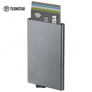 <span class=keywords><strong>Porte</strong></span>-cartes de visite en métal pour hommes, portefeuille pour gravure Laser, portefeuille Rfid <span class=keywords><strong>porte</strong></span>-cartes de crédit - Product Image 1