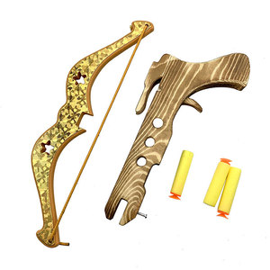 X-<span class=keywords><strong>bow</strong></span> ensembles pour enfants jouet de tir en plein air arcs croisés avec ventouses enfants classique jouet en bois arbalète - Product Image 5