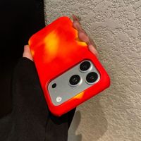 Coque de téléphone rigide semi-transparente thermosensible à changement de couleur pour iPhone 7 8 XS XR 11 12 13 14 15 16 17 Pro Max