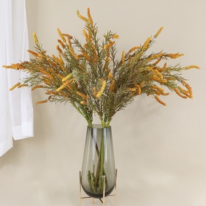 Nuove Decorazioni per la Casa, Pianta Verde Artificiale, Fiori Fatti a Mano in Plastica e Filo Metallico, 85cm, per San Valentino - Product Image 3