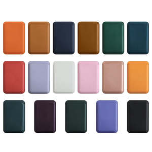 Porte-cartes magnétique en cuir PU pour iPhone 17 16 15 14 <span class=keywords><strong>Pro</strong></span> Max, design portefeuille magnétique, impression UV du logo - Product Image 1