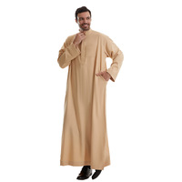 Kandura pour hommes musulmans de taille standard (S-XXXL) | Style arabe | Stock prêt | Pas de commandes personnalisées acceptées
