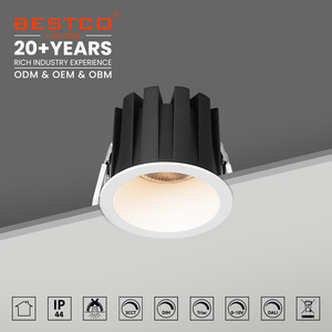 Faretto da <span class=keywords><strong>Incasso</strong></span> Moderno Rotondo IP44, Foro da 75mm, Antiabbagliamento, Impermeabile, COB 3CCT Dimmerabile 13W, Downlight in Alluminio <span class=keywords><strong>Senza</strong></span> Driver - Product Image 1