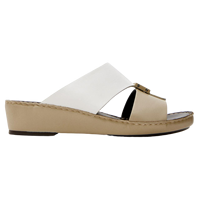 Sandales décontractées arabes pour hommes SHIKOL en gros, grandes tailles, avec pièces métalliques personnalisées, en cuir de veau véritable de qualité supérieure, pour l'extérieur, collection boutique