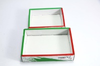 Boîte à pizza coulissante personnalisée avec gaufrage étanche, conteneur en carton écologique et recyclable pour mini-pâtes cuites