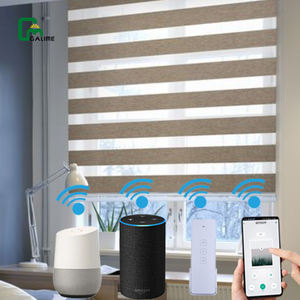 Galime Easy Fix Smart System Bluetooth Tuya Stores respirants à obturateur zèbre à piles pour fenêtres - Product Image 6