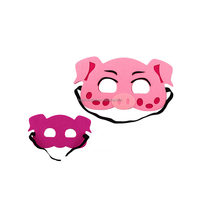 Cosplay Skeleton One-Eye Patch Halloween Pirate Masque Feutre Animal Motif Drôle Fête D'anniversaire Décorations Enfants Adultes