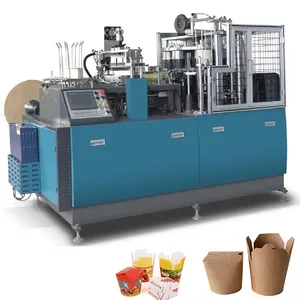 High speed Turkish BBQ carton doner box making machine with automatic collection