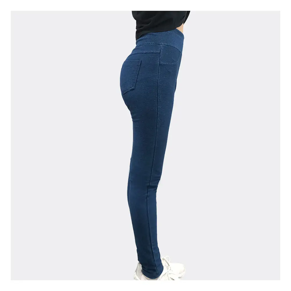 Nuevo vestido Sexy mujer Jean polainas Jeggings Skinny elástico Slim moda Pantalones de diseño su propio venta al por mayor