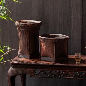 Pot de fleur tissé chinois ornement <span class=keywords><strong>vigne</strong></span> tissé jardin ou décor à la maison panier pour plantes et fleurs - Product Image 4