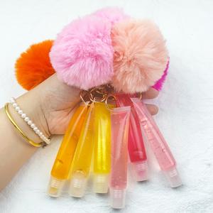 Bálsamo líquido hidratante para el cuidado <span class=keywords><strong>de</strong></span> los labios, bonito llavero <span class=keywords><strong>de</strong></span> Bola <span class=keywords><strong>de</strong></span> <span class=keywords><strong>Pelo</strong></span>, aceite <span class=keywords><strong>de</strong></span> labios <span class=keywords><strong>de</strong></span> fruta, aceite <span class=keywords><strong>de</strong></span> cuidado <span class=keywords><strong>de</strong></span> brillo <span class=keywords><strong>de</strong></span> labios transparente hidratante <span class=keywords><strong>de</strong></span> larga duración - Product Image 3