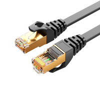 MT-5013A 40G Kabel Ethernet Cat8 Kecepatan Tinggi Kabel Patch Jaringan Cat8 Tembaga Bebas Oksigen Anti-interferensi Berpelindung Ganda