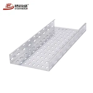 EACHANGSUN Khay Cáp Điện SS 304/316 Khay Cáp Tráng Bột Đục Lỗ Dễ Lắp Đặt Linh Hoạt