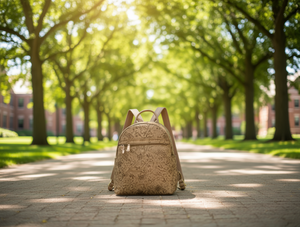 Women's Floral <b>Backpack</b> <b>Canvas</b> Medium Capacity Zipper Closure Daily Use All Seasons - Product Image 2