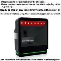 Escáner de Código de Barras de Escritorio USB con Sensor Inteligente Omnidireccional 1D 2D SHUNQI, Lector de Manos Libres con Detección Automática para Tiendas y Supermercados