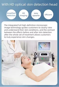 Dispositivo de belleza Hydra 11 en 1, máquina Facial de pie, puntas hidratantes profundas iluminadoras exfoliantes para cuerpo, manos y ojos - Product Image 3