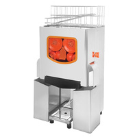 Presse-agrumes électrique commercial haut de gamme, machine automatique pour oranges et citrons, avec bol et filtre, 120W, 20 oranges/minute