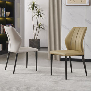 เก้าอี้รับประทานอาหารทำจากสแตนเลสเฟอร์นิเจอร์ร้านอาหารโรงแรมหรูหราแบบอิตาลี - Product Image 3