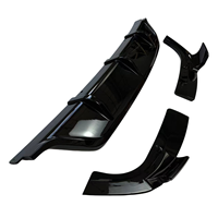 Kit de Carrocería con Difusor Trasero y Lip Trasero de 3 Piezas en Negro Brillante para BMW X6 G06