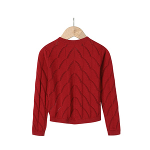 Niños personalizados chaquetas de las niñas de manga larga de algodón y lana ropa para las niñas otoño niños suéter cardigan - Product Image 2