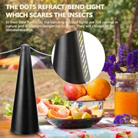 Ventilateur anti-mouches portable suspendu, silencieux, alimenté par batterie, pour table, répulsif anti-insectes pour barbecue en extérieur, pique-nique, jardin, camping, OEM