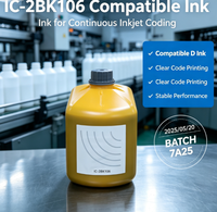 Compatible IC2BK106 IC2BK124 2BK128 2BK103 2BK119 2BK125 avec puce RFID pour imprimante à jet d'encre D CIJ AX150I AX350I