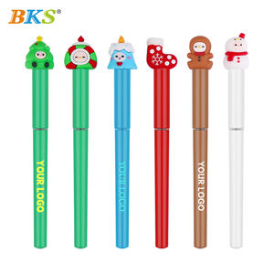 ปากกาเจลสำหรับสัตว์เลี้ยงวัสดุพลาสติกความกว้างในการเขียน0.5มม. ดีไซน์น่ารักของขวัญคริสต์มาส - Product Image 1