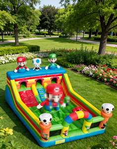 Structures gonflables <span class=keywords><strong>Mario</strong></span> Bros, toboggans, aire de jeux Super <span class=keywords><strong>Mario</strong></span>, parc d'attractions gonflable à vendre - Product Image 3