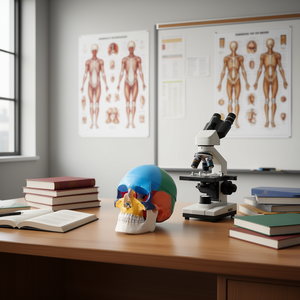 แบบจำลองกะโหลกศีรษะกายวิภาคศาสตร์ ขนาดเท่าของจริง ทำจากพลาสติก ทาสีแล้ว 8 ส่วน สมอง 3 ส่วน สำหรับการสอนวิทยาศาสตร์การแพทย์และการวิจัย - Product Image 2