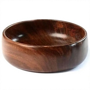 Tazón de Madera de Sheesham Hecho a Mano, Tazón de Madera Natural Marrón para Frutos Secos, Nueces, Bocadillos, Mukhwas, Condimentos, Cocina y Comedor - Product Image 1