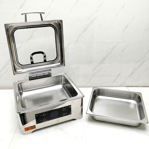 Scaldabalini <span class=keywords><strong>elettrici</strong></span> in acciaio inox 6L per alberghi e ristoranti piatto d'argento per la ristorazione e attrezzature a Buffet - Product Image 3